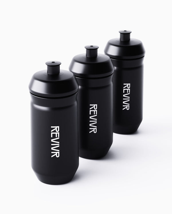 REVIVR electrolyte drink bottle shot — no artificial sweeteners, zero calories BPA free bottle